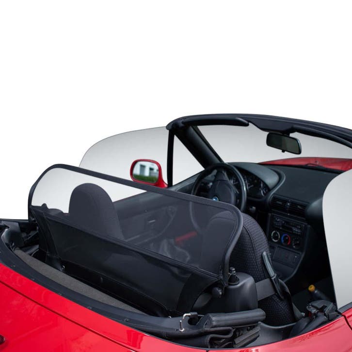 BMW Z3 (1995-2003) Cabrio windscherm Zwart windscherm op, Auto diversen, Overige Auto diversen, Ophalen of Verzenden