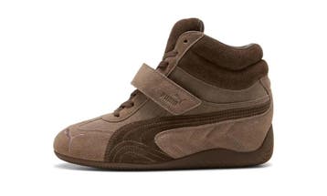 Puma Speedcat Wedge Totally Taupe Chocolate (Womens), Nieuw