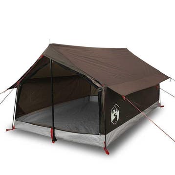 A-frame kampeertent bruin - 42% goedkoper retour, Caravans en Kamperen, Ophalen of Verzenden, Zo goed als nieuw