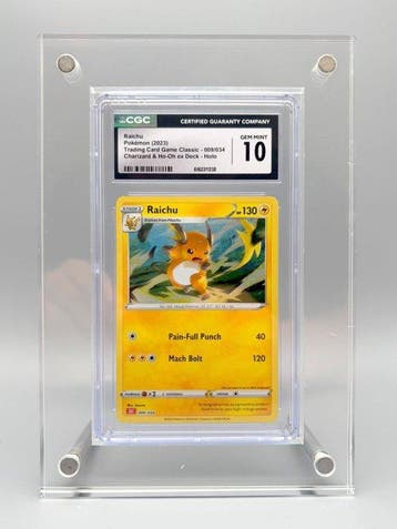 Pokémon Graded card - Raichu Holo - CGC 10 - Sword & Shield, Nieuw