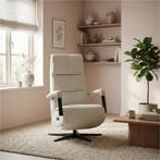 Leren relaxfauteuil met hartbalans Core, Huis en Inrichting, Fauteuils, Bohemian, Industrieel, Modern, Scandinavisch, Nieuw, Ophalen of Verzenden