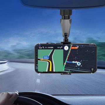 Telefoonhouder auto – Voor binnenspiegel & hoofdsteun –, Ophalen of Verzenden, Nieuw
