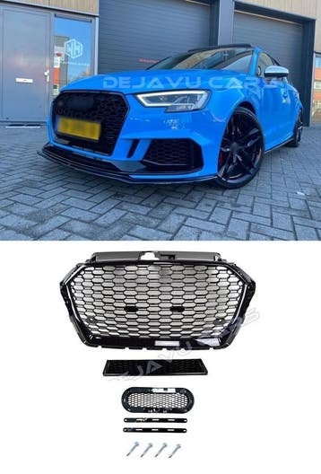 RS3 Look Front Grill voor Audi A3 8V / S line / S3, Ophalen of Verzenden