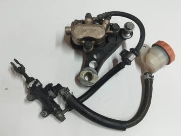 Achter remklauw met rempomp Honda VFR400 VFR 400 nissin, Ophalen of Verzenden, Gebruikt