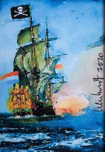 Peter Klashorst (1957) - Dutch VOC, Antiek en Kunst