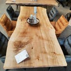 Eettafel, Boomstamtafel op maat, Unieke houtsoorten, 100% NL, Ophalen of Verzenden, Nieuw