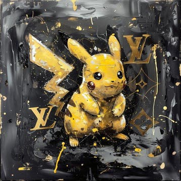 Artxlife - Pikachu Golden Luxury, Nieuw