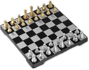 Schaken Reis Casette Magnetisch Zwart | HOT Games -, Hobby en Vrije tijd, Verzenden, Nieuw