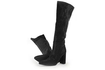 Mexx Laarzen in maat 40 Zwart, Kleding | Dames, Hoge laarzen, Mexx, Verzenden, Zwart