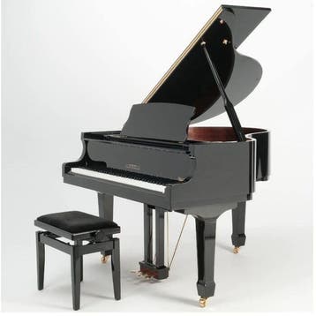 Oostendorp Digital Classic Grand Deluxe V PE messing, Nieuw, Zwart, Vleugel