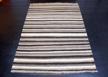 Handgeweven Turkse Kelim vintage tapijt, wol, natuurlijke, Huis en Inrichting, Nieuw