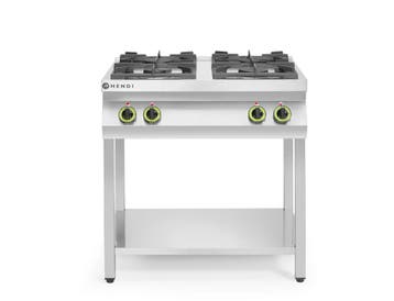 Gasfornuis Kitchen Line 4-pits open standaard, HENDI, Kitche, Ophalen of Verzenden, Nieuw in verpakking