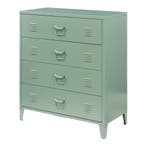 Ladekast Hämeenlinna commode met lades 92x80x40 cm groen mat, Verzenden, Nieuw