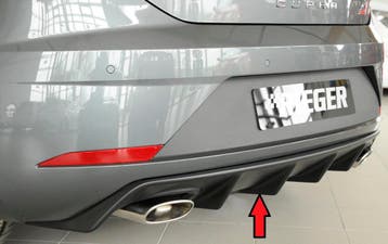 Rieger diffuser | Leon geschikt voor Cupra (5F) 2017-2020 (v, Verzenden, Nieuw, Seat