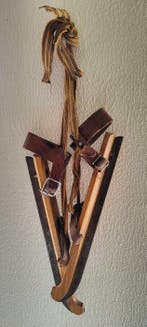 Decoratief ornament - Handmade - Nederland - Vintage Houten