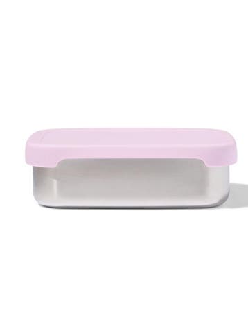 HEMA Lunchbox 14.3x18.9x5.8cm rvs roze, Verzenden, Nieuw