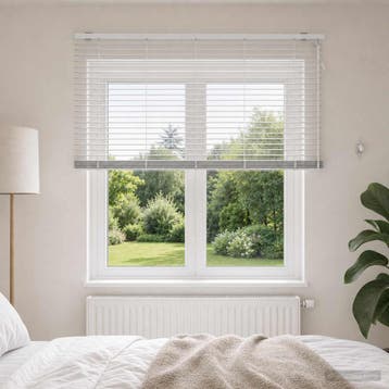 vidaXL Venetiaanse jaloezie Wit 155 x 130 cm 35 mm, Verzenden, Nieuw, Wit