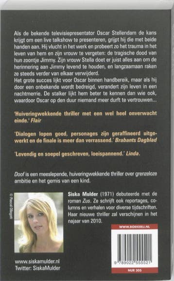 Doof 9789022555521 Siska Mulder, Verzenden, Zo goed als nieuw, Siska Mulder