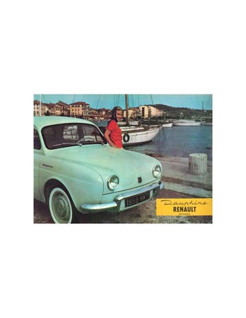 1959 RENAULT DAUPHINE BROCHURE NEDERLANDS, Boeken, Nieuw, Renault, Author