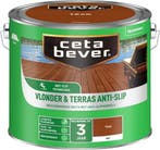 Cetabever Vlonder & Terras Anti-Slip Beits Transparant Mat, Minder dan 5 liter, Verzenden, Nieuw, Beits
