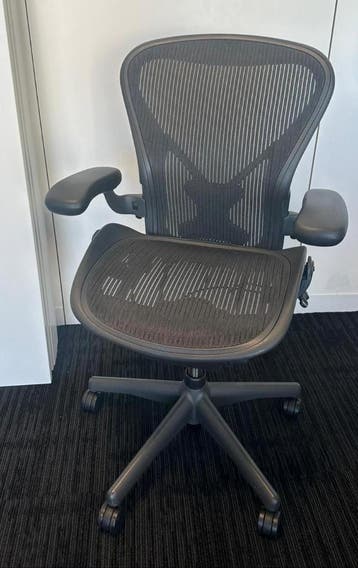 Herman Miller Aeron stoelen, uit voorraad leverbaar!, Huis en Inrichting, Overige kleuren, Verzenden, Nieuw, Bureaustoel