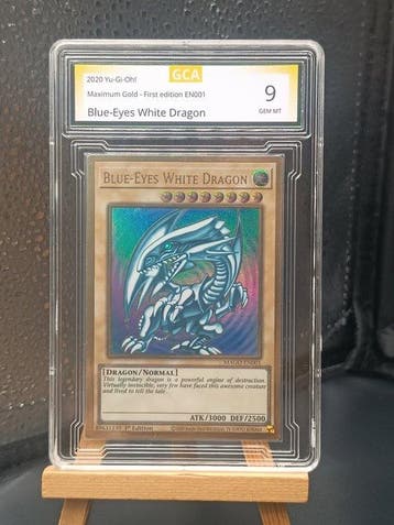 Konami - 1 Card - Yu-Gi-Oh! - Blue-Eyes White Dragon, Nieuw