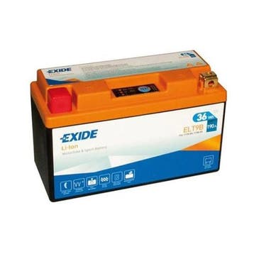 Exide ELT9B Lithium accu 12V, 3Ah, 36Wh, 190A, origineel, Verzenden, Nieuw