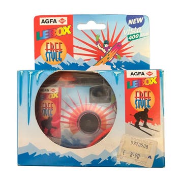AGFA Lebox Free Style Wegwerpcamera met Vista 400 Film - Exp, Verzenden, Nieuw