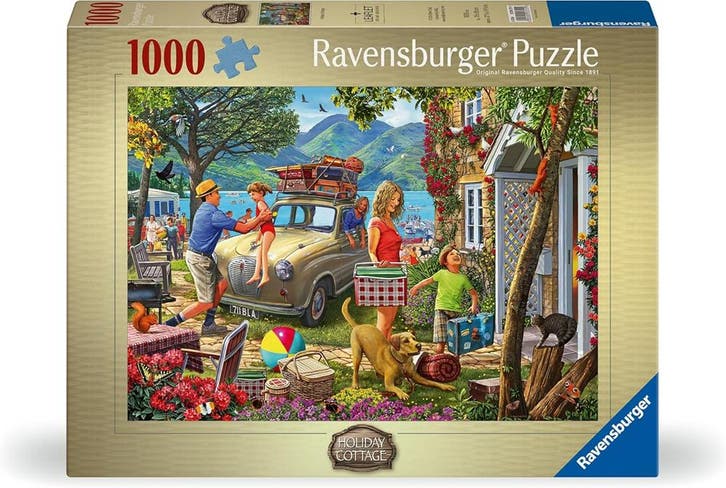 Holiday Cottage Puzzel (1000 stukjes) | Ravensburger -, Hobby en Vrije tijd, Denksport en Puzzels, Nieuw, Verzenden