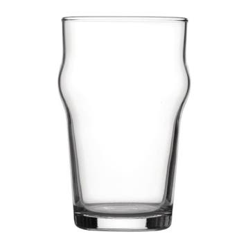Utopia Nonic Bierglazen 280ml Ce-Gemarkeerd (48 Stuks), Verzenden, Nieuw