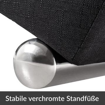 Lounger Londen Antraciet Geweven Stof (Ligbed - Lounge), Verzenden, Nieuw