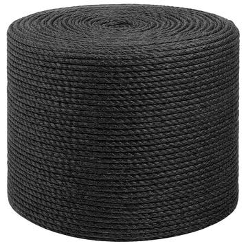 vidaXL Jute Touw 6 Zwart 100% Tossa jute, Verzenden, Nieuw
