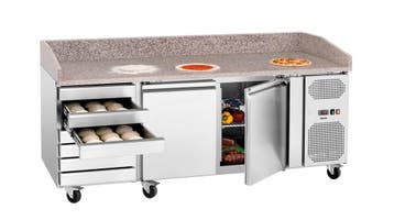 Bartscher Pizzawerkbank | 360L | 2 Deuren + 7 Deegladen | -2, Ophalen of Verzenden, Nieuw