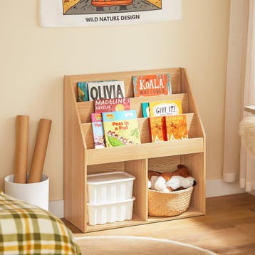 2dekans | SoBuy KMB01-N Kinderboekenkast hout - 73x30x80 cm, Ophalen of Verzenden, Zo goed als nieuw