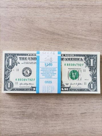 Verenigde Staten van Amerika. - 50 x 1 Dollar 2021 (Zonder