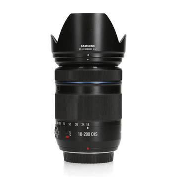 Samsung 18-200mm f/3.5-6.3 OIS - Zoomlens - 1 jaar garantie, Ophalen of Verzenden, Zo goed als nieuw
