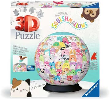Squishmallows 3D Puzzel (72 stukjes) | Ravensburger -, Hobby en Vrije tijd, Denksport en Puzzels, Verzenden, Nieuw