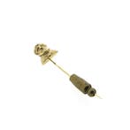 Gouden reversspeld, dasspeld van een Arabier, Ophalen of Verzenden, Gebruikt, Overige kleuren, Goud