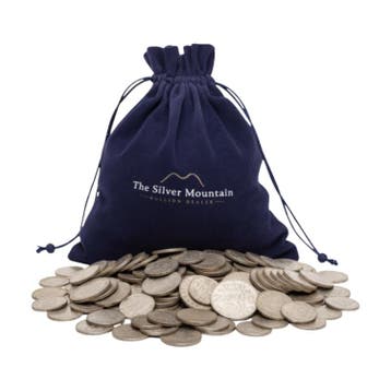 2 kilo puur zilver Nederlands muntgeld, Verzenden