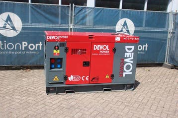 Veiling: Generator Devol Power VG-R30 Diesel 37.5kVA 2026 Ni, Zakelijke goederen, Ophalen