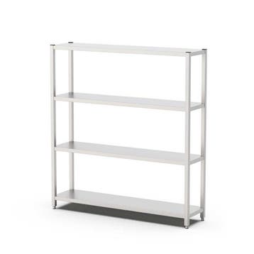HCB Opbergrek - stelling - 160 x 40 x 180 cm - RVS, Verzenden, Nieuw in verpakking, Overige typen