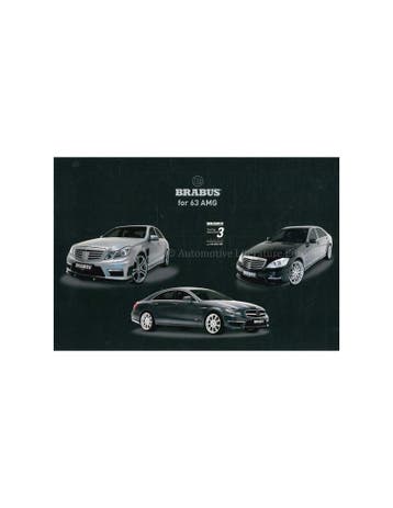 2012 BRABUS 63 AMG PROGRAMMA BROCHURE DUITS | ENGELS, Nieuw, Author