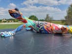 Beeld, street Art salamander 58 cm long - 21 cm - polyresin