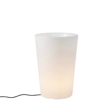 Smart buiten vloerlamp bloempot wit IP65 incl. LED Wifi A60, Verzenden, Nieuw, Kunststof