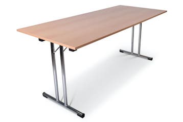Inklapbare tafel recht | 180x80 | T-frame, Huis en Inrichting, Tafels | Bijzettafels, Ophalen of Verzenden, Nieuw, Kunststof