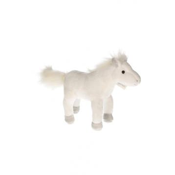 Cornelissen paarden knuffel - wit - pluche - 19 cm, Verzenden, Nieuw