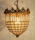Lamp - Glas, Metaal, Brons