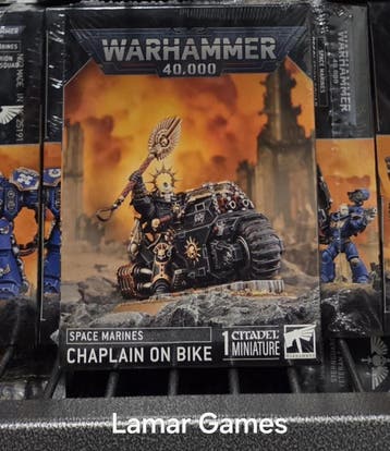 Space Marines Primaris Chaplain on Bike (Warhammer 40.000, Ophalen of Verzenden, Nieuw