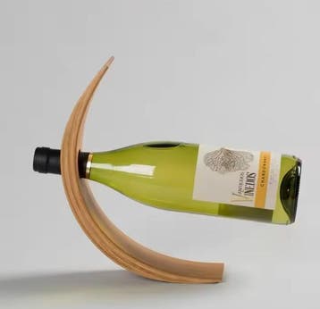Houten Wijnflessenrek – Bamboe Creatief Display, Huis en Inrichting, Woonaccessoires | Wijnrekken, Verzenden, Nieuw