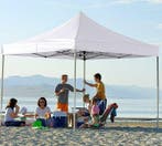 Partytent Easy Up Alu 3 x 3 meter met zijwanden in Wit, Verzenden, Nieuw, 2 meter of meer, Partytent